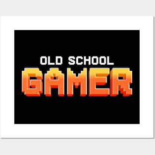 Old School Gamer Posters and Art